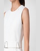 Belted Wool Short Dress with Zip-Up Cutout