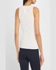 Crewneck Cotton Rib Tank Top