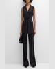 Belted Double-Breasted Seasonless Wool Vest