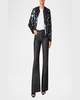 Dot Sequined Bomber Jacket