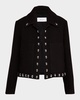 Grey Studded Jacket