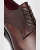Men's Milano Leather Cap-Toe Derby Shoes