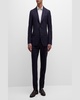 Men's Solid Wool Suit