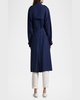 Silk-Blend Trench Coat