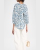 Mitte Floral-Print Linen Top