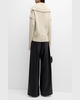 Callie Cable-Knit Half-Zip Sweater