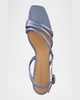 Naples Strappy Metallic Slingback Sandals
