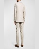 Men's Solid Linen-Blend Suit