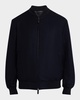 Men's Cashmere Bomber Jacket