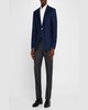 Men's Solid 150s Wool Twill Blazer
