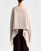 Trip Wool-Cashmere Rib Handkerchief Crop Sweater