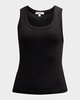 Poppy Scoop-Neck Tank Top