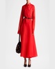 Sissy Long-Sleeve Silk Shirtdress