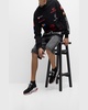 Speed Knit Lace-Up Trainer Sneakers