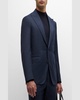 Men's Heathered Wool Two-Piece Suit