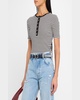 Alessia Stripe Short-Sleeve Tee