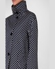 Polka-Dot Single-Breasted Jacket