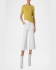 Fitted Boucle Cashmere Sweater 