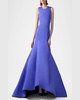 Sleeveless Silk Mermaid Gown