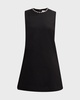 Crystal Heart Backless Mini Dress
