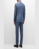Men's Heathered Wool Suit