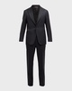 Men's Wool Diamond Weave Tuxedo