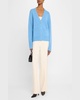 Janelle Cashmere Button-Down Cardigan