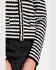 Gwen Striped Wool-Cashmere Cardigan