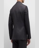 Men's Solid Wool Tic Suit