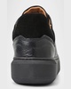 Men's Salvatore Low-Top Leather Sneakers 