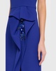 Strapless Bead-Embellished Midi Sheath Dress