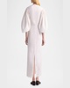 Danielle Eyelet Embroidered Puff-Sleeve Maxi Dress