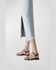 Nettie Leather Ankle-Strap Sandals