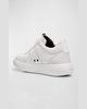 New Cassette Mixed Leather Sneakers