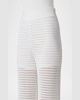 Chunky Cotton Crochet Knit Straight-Leg Pants