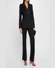 Double-Breasted Seasonless Wool Tuxedo Blazer
