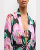 Winter Floral Betty Maxi Dress Coverup