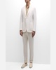 Men's Textured Silk Blazer