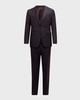 Men's Tonal Check 130s Wool Suit