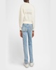 Amiri Starburst Crop Crewneck Sweatshirt