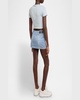 MA Quad Denim Jacquard Mini Skirt
