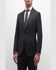Men's Super 130s Wool Micro-Check Suit
