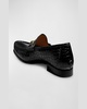 Men's Verona II Croc-Effect Italian Bit Loafers