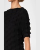 3D Sail Knit Short-Sleeve Sweater