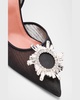 Begum Mesh Ornament Slingback Pumps