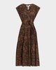 Agathe Tiered Floral-Print Midi Dress