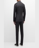 Men's Solid Wool Tic Suit