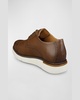 Men's Caleb Leather Cap-Toe Sneakers