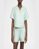 MA Quad Silk Button-Down Shirt