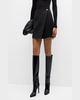Callen Pleated A-Line Mini Skirt